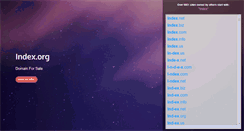 Desktop Screenshot of index.org
