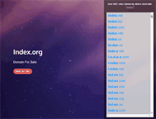 Tablet Screenshot of index.org