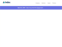 Tablet Screenshot of index.com