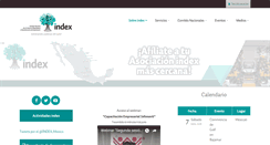Desktop Screenshot of index.org.mx