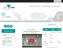 Tablet Screenshot of index.org.mx