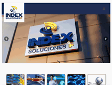 Tablet Screenshot of index.com.mx